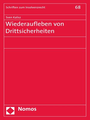 cover image of Wiederaufleben von Drittsicherheiten